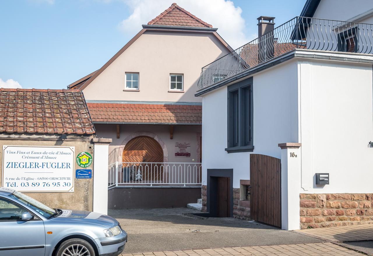 Gites & Chambes D'Hotes Fugler Orschwihr Exteriör bild
